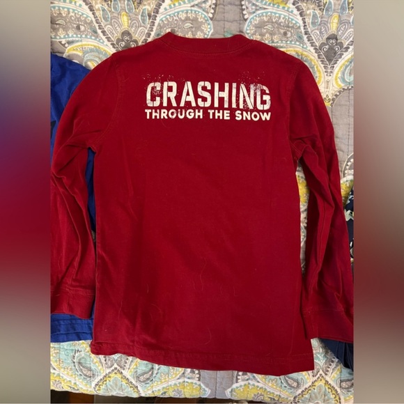 Bundle of 5 Carters/OshKosh Boys Long Sleeve Graphic T-Shirts 4/4A - Picture 8 of 11